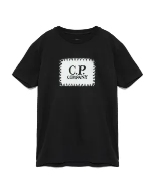C.P. Company Kids ロゴプリント半袖Tシャツ（ブルー） - サムネイル1