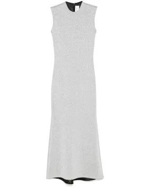 Burc Akyol jersey maxi dress - Silver - サムネイル1