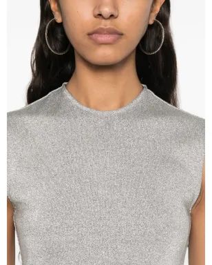Burc Akyol jersey maxi dress - Silver - サムネイル5