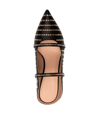 Malone Souliers Maureenミュール 70mm ブラック - サムネイル4