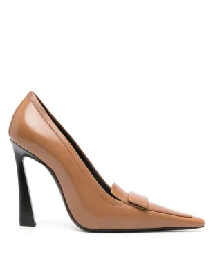 Saint Laurent 110mm D'Orsay パンプス - ブラウン - サムネイル1