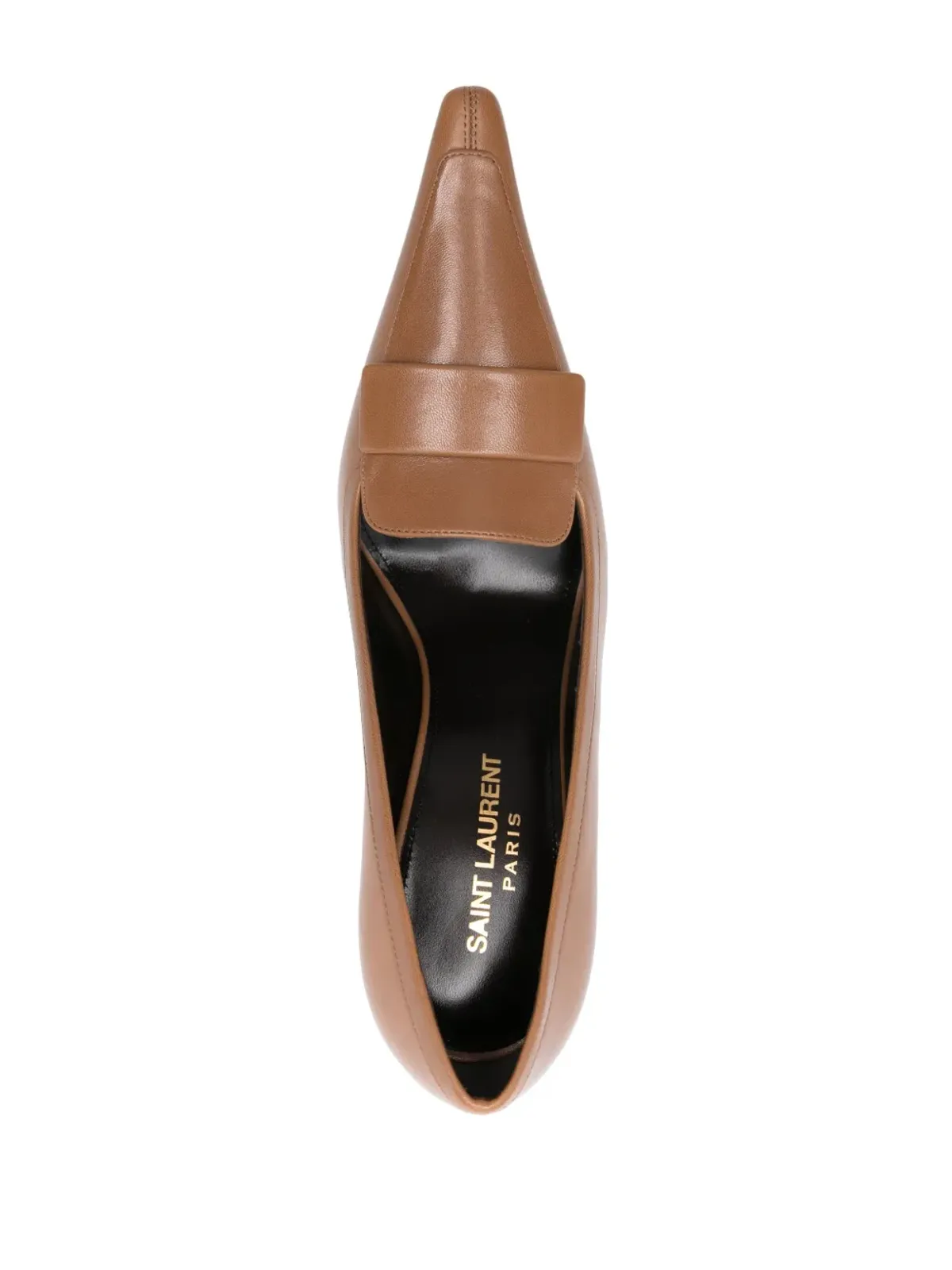 Saint Laurent 110mm D'Orsay パンプス - ブラウン - 画像4