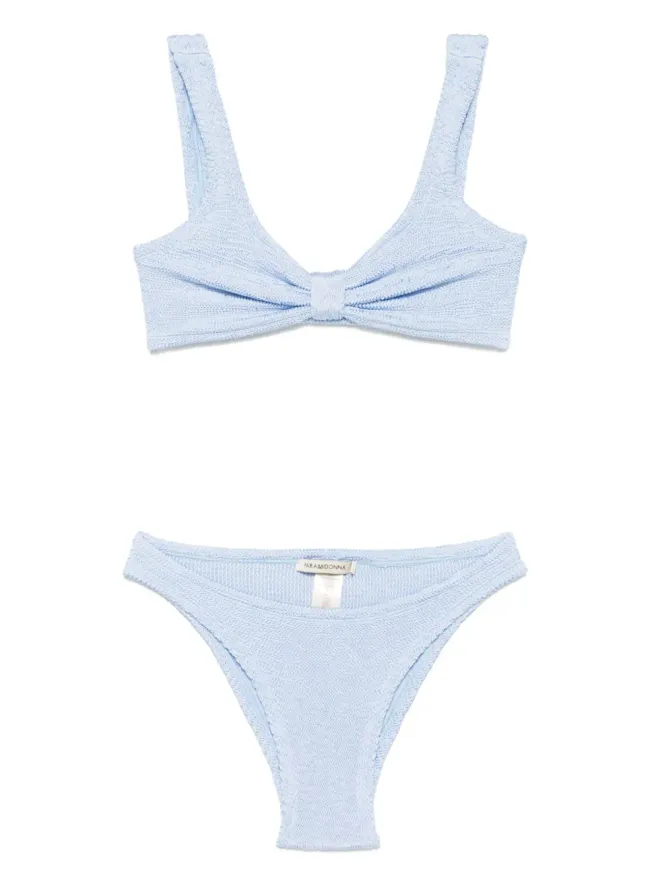 PARAMIDONNA PARAMIDONNA シアサッカービキニ - ブルーの商品画像