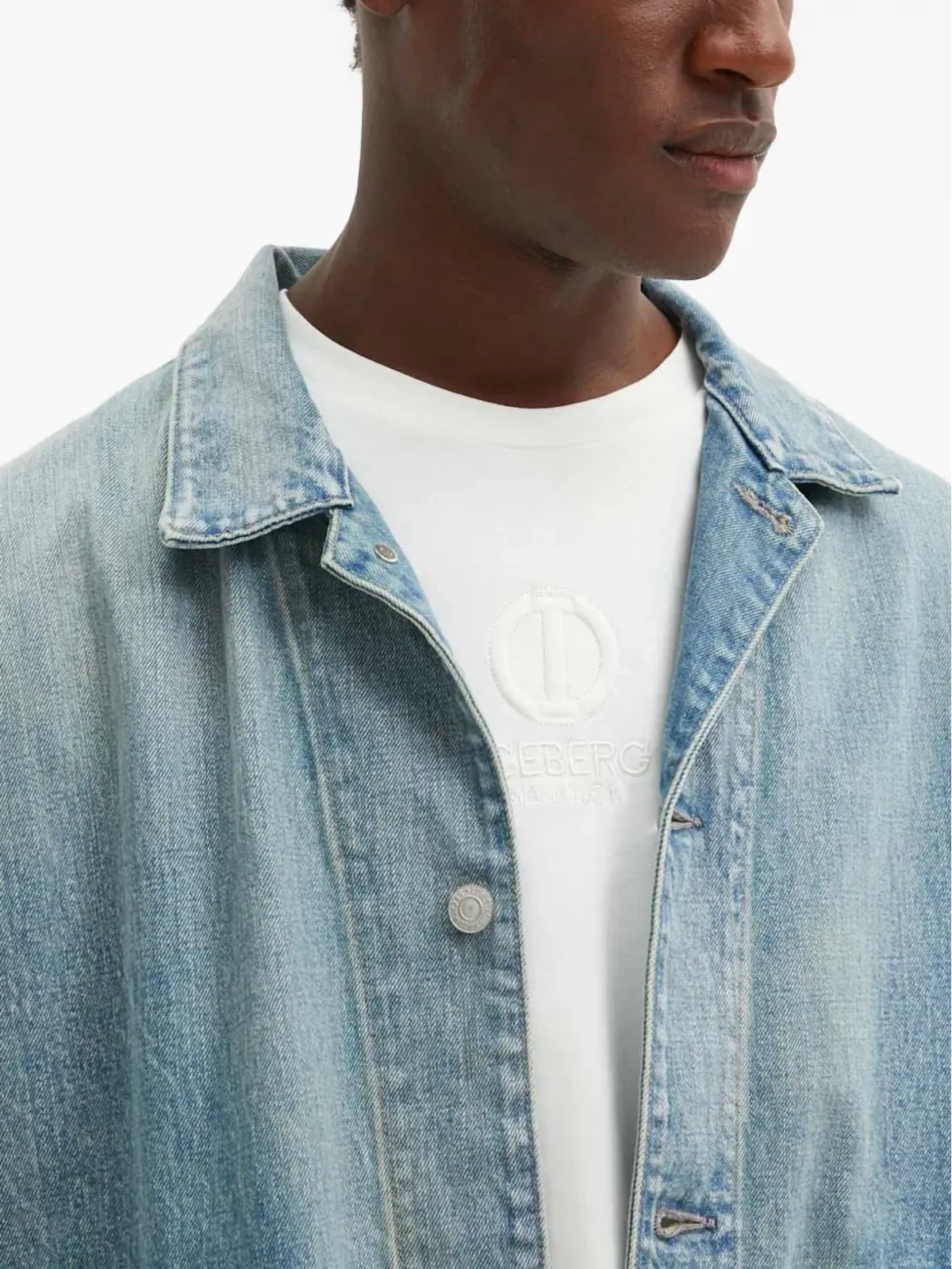 Levi's パッチポケット付きデニムジャケット ブルー - 画像5