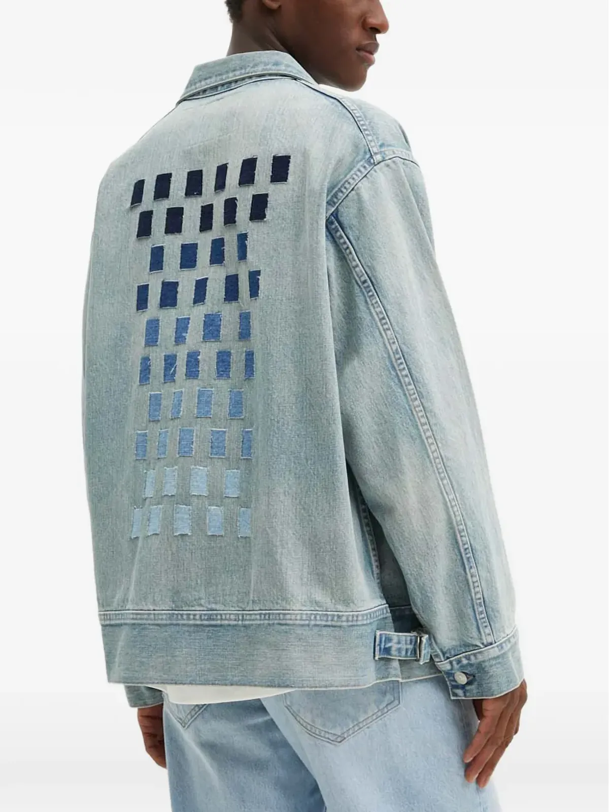 Levi's パッチポケット付きデニムジャケット ブルー - 画像4