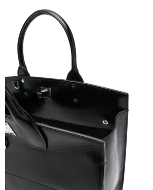 Ferragamo 大型 スタジオソフト トートバッグ ブラック - サムネイル5