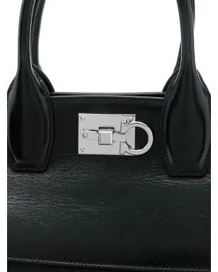 Ferragamo 大型 スタジオソフト トートバッグ ブラック - サムネイル4