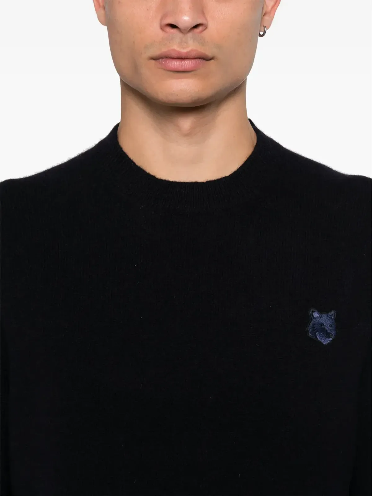 Maison Kitsuné Bold Fox Head-patch セーター - ブルー - 画像5