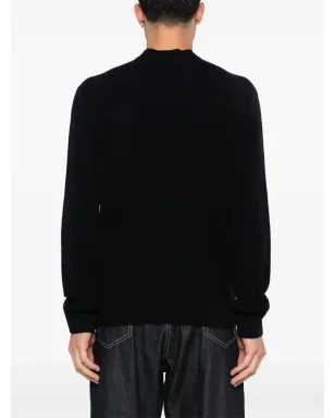 Maison Kitsuné Bold Fox Head-patch セーター - ブルー - サムネイル4