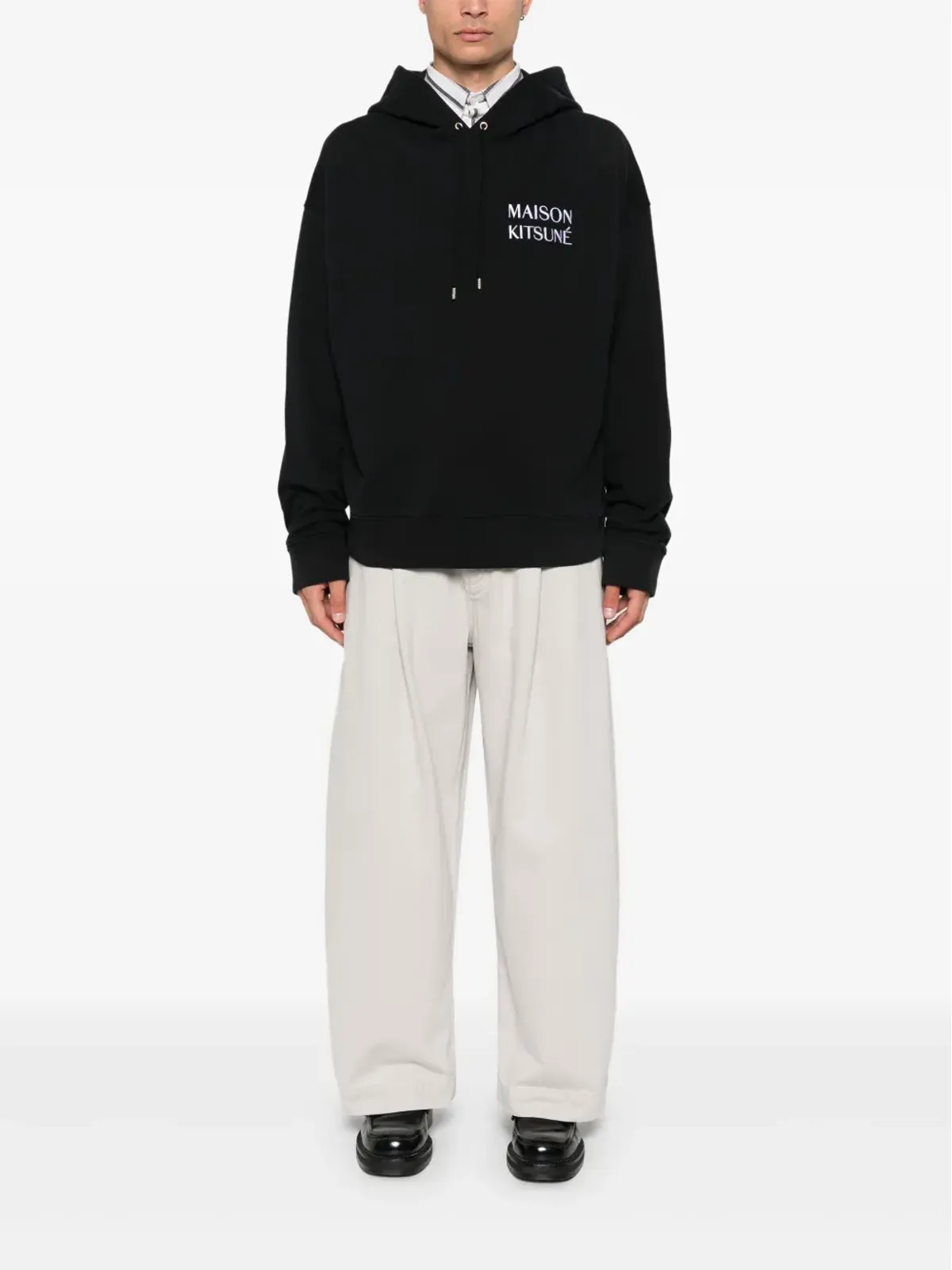 Maison Kitsuné Waterfallプリント フーディ - 画像2