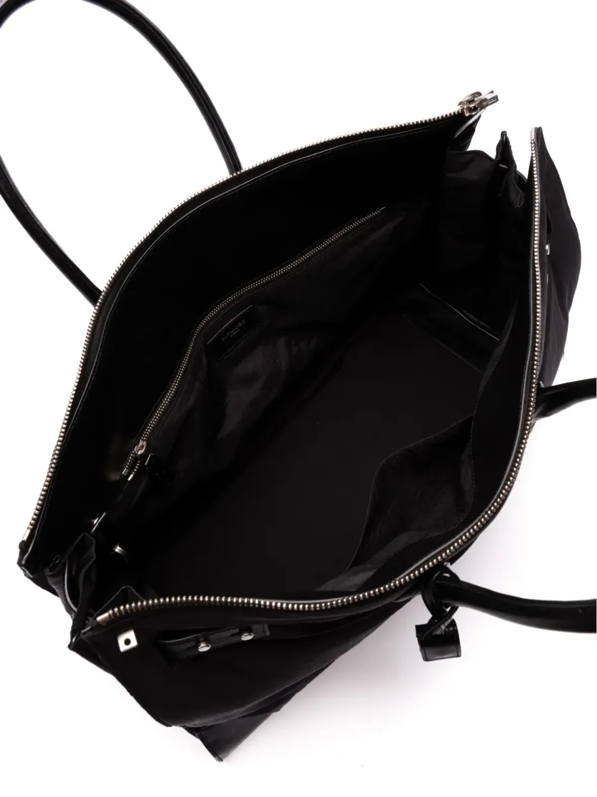 Saint Laurent レザー ダッフルバッグ - ブラック - 画像5