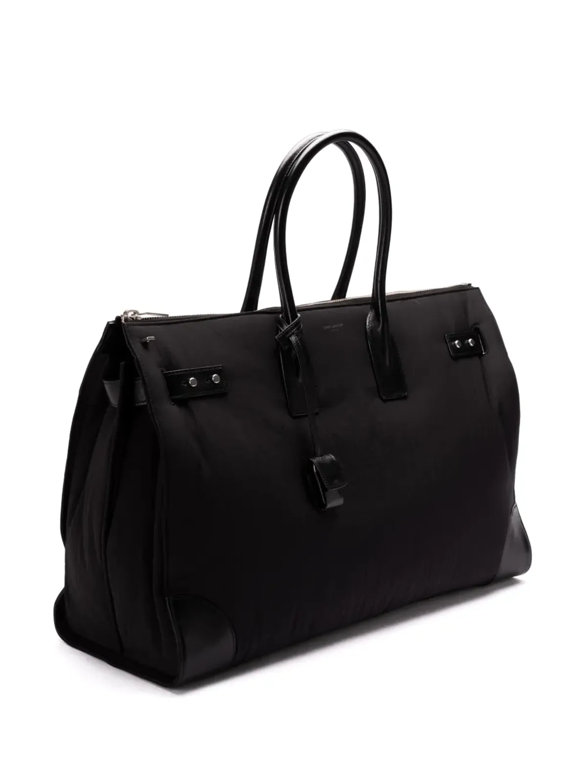 Saint Laurent レザー ダッフルバッグ - ブラック - 画像3