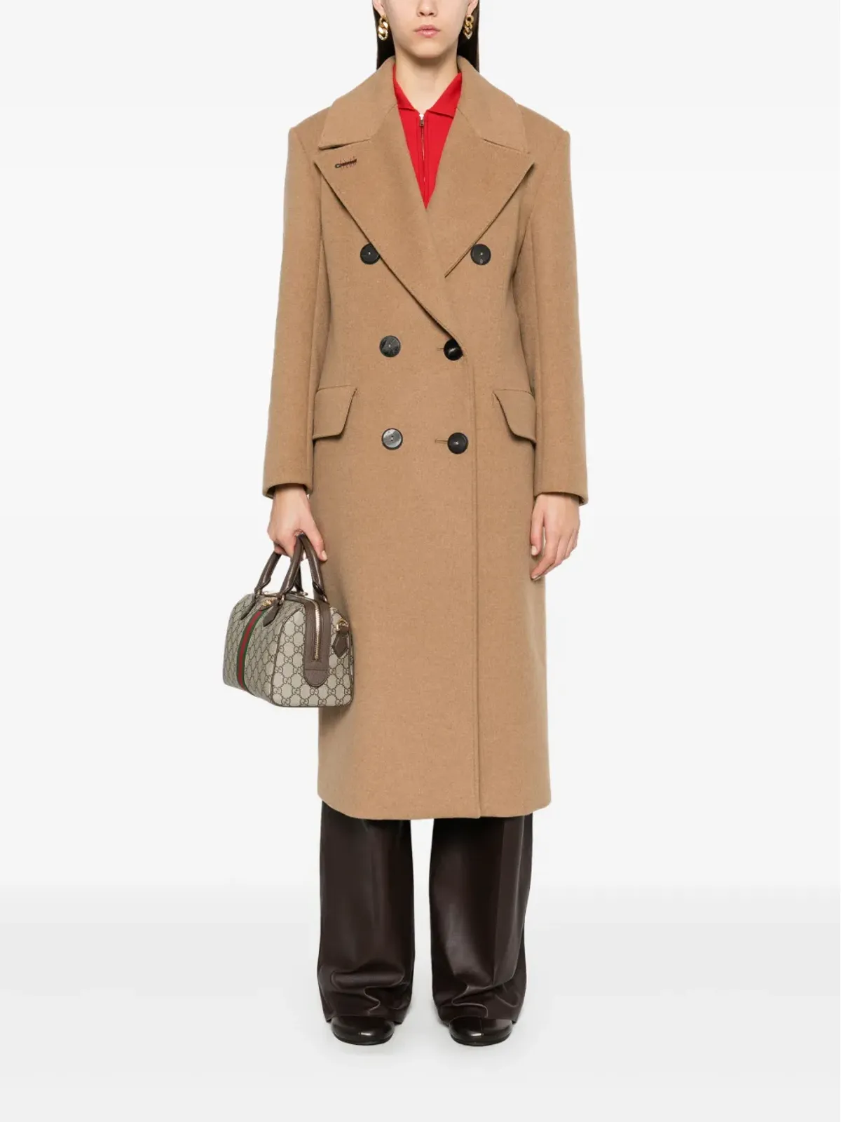 Max Mara Certo コート ブラウン - 画像2