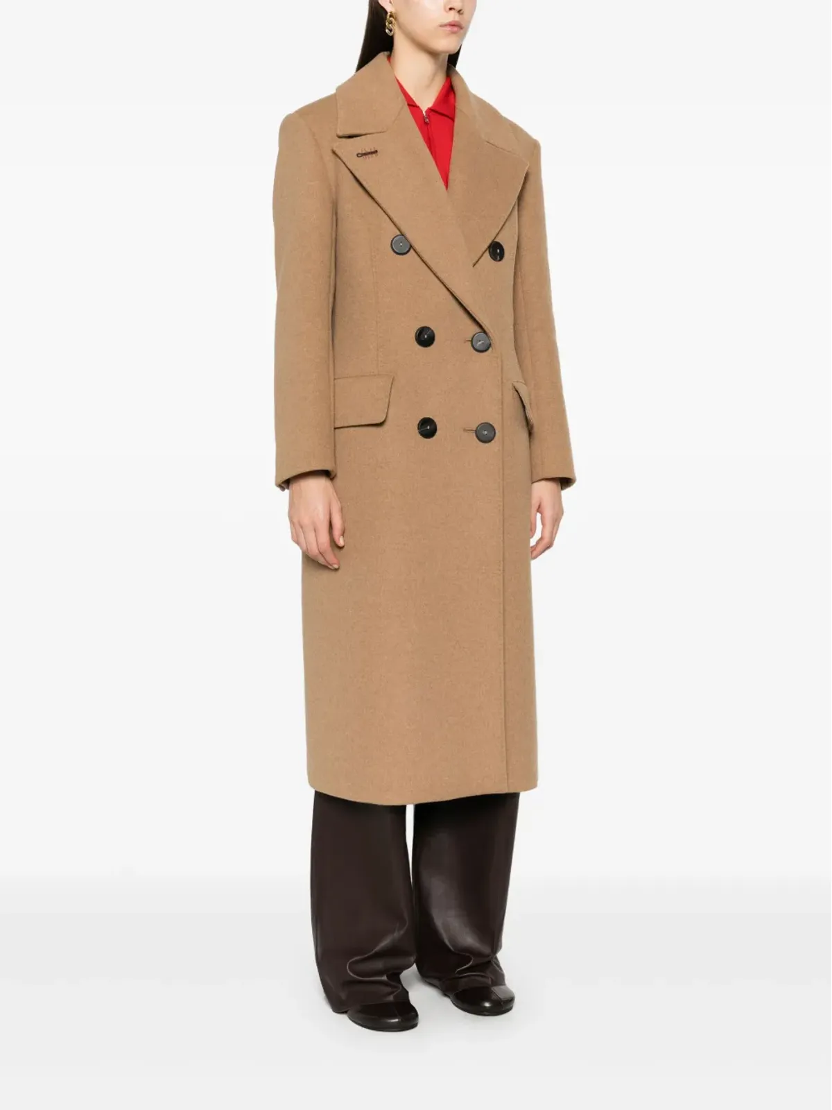 Max Mara Certo コート ブラウン - 画像3