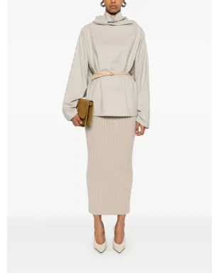 Max Mara リブ編みミディスカート - サムネイル2