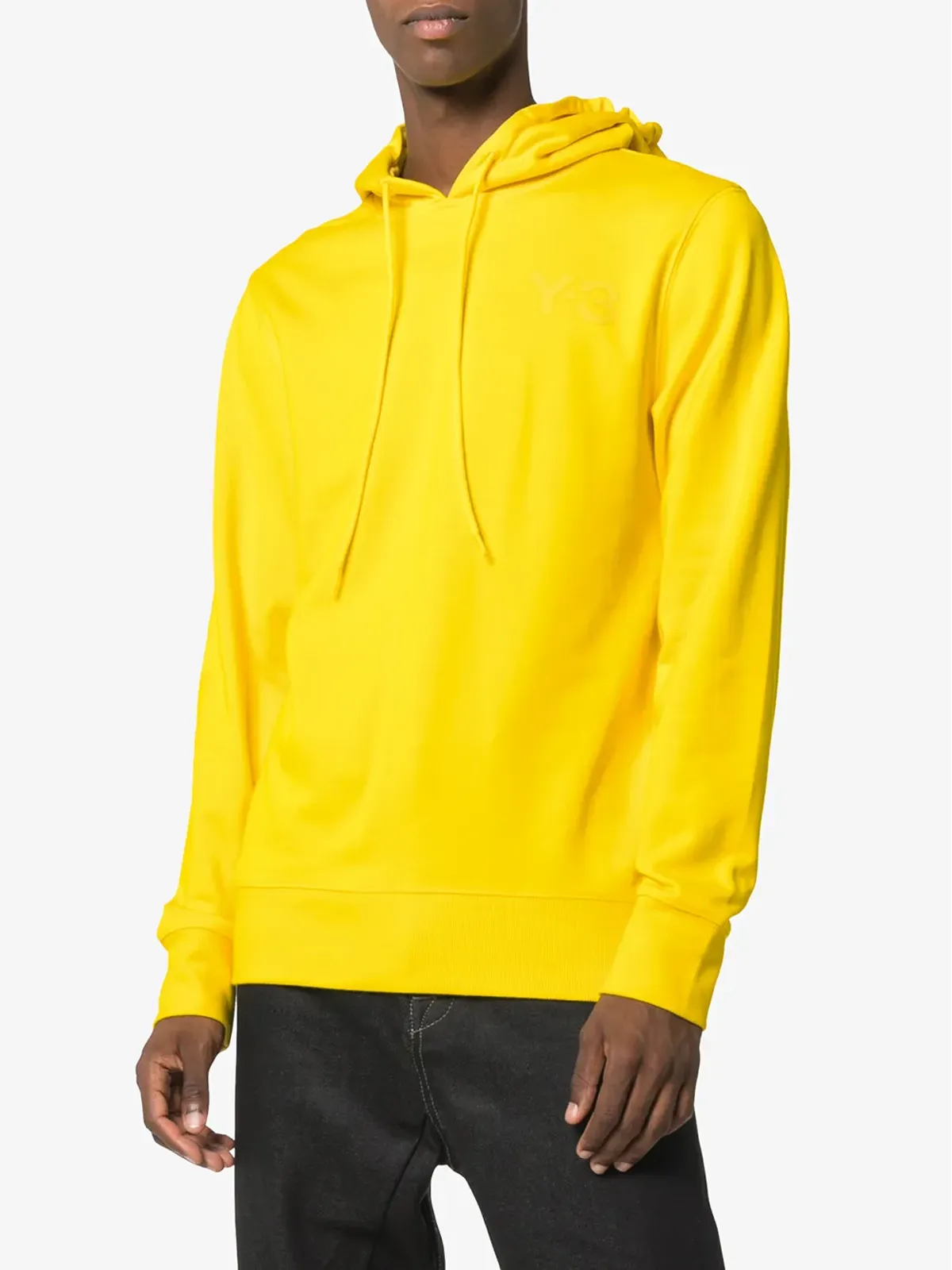 Y-3 ロゴプリント「Yellow」フーディー - 画像3