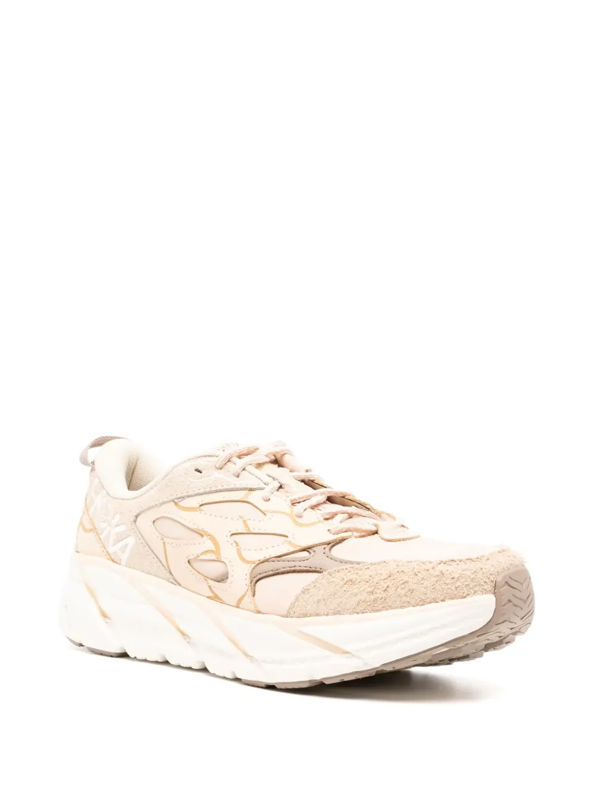 HOKA Clifton L スエードスニーカー - 画像2
