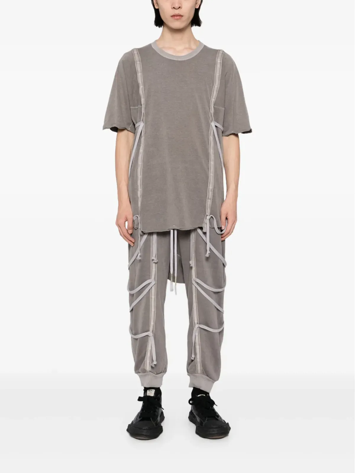 Boris Bidjan Saberi 染色スウェットパンツ - 画像2