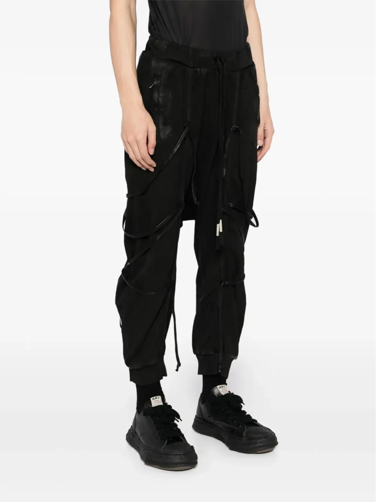 Boris Bidjan Saberi コーティング トラックパンツ - 画像3