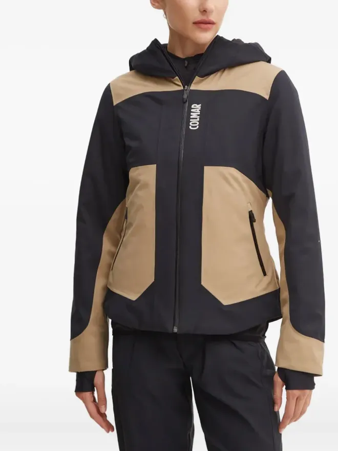 Colmar Colmar パネルデザインのフード付きジャケット（ブラック）の商品画像