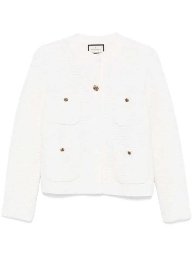 Bruno Manetti Bruno Manetti ワッフルニットジャケットの商品画像