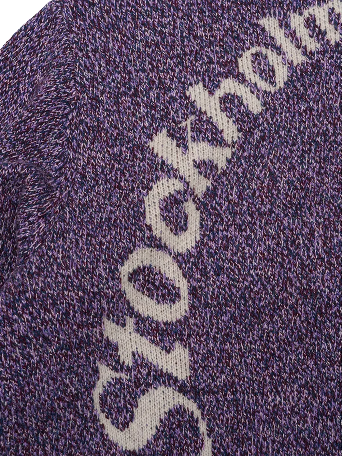Stockholm Surfboard Club ロゴ入りインターシャニットセーター - 画像3