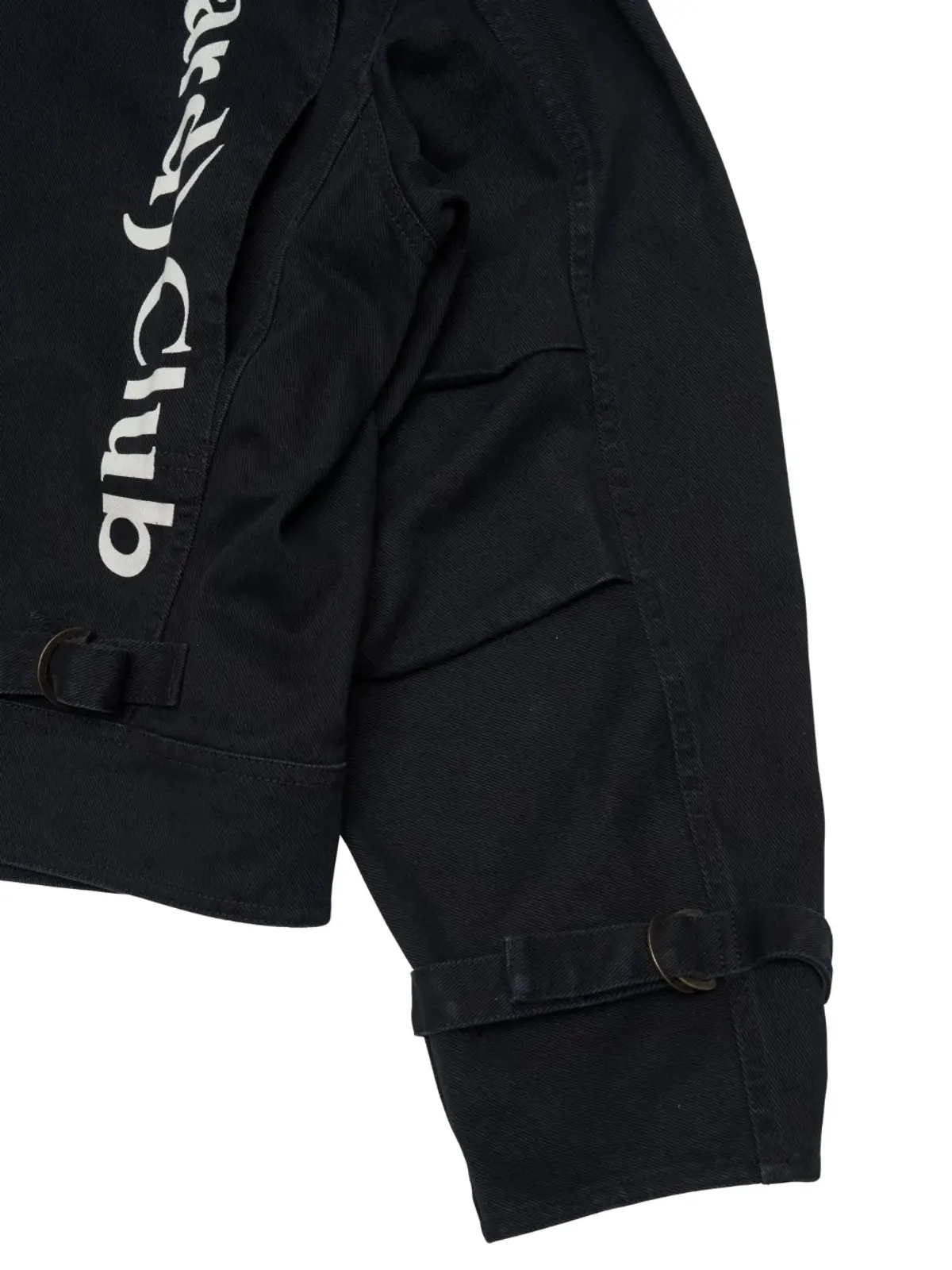 Stockholm Surfboard Club ロゴプリント コットン ジャケット - 画像4