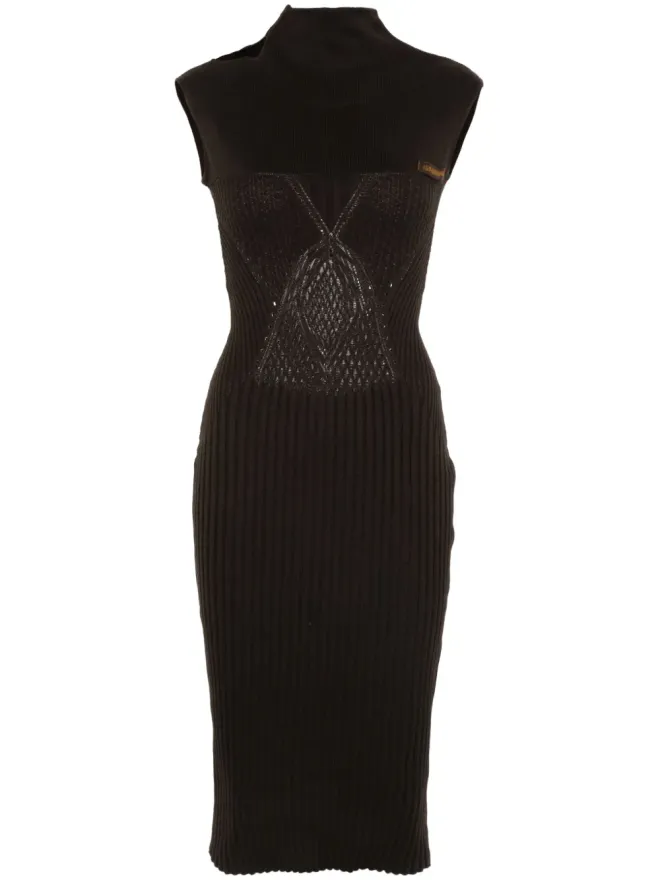 ISA BOULDER Isa Boulder レイブン ミディドレス ブラウンの商品画像