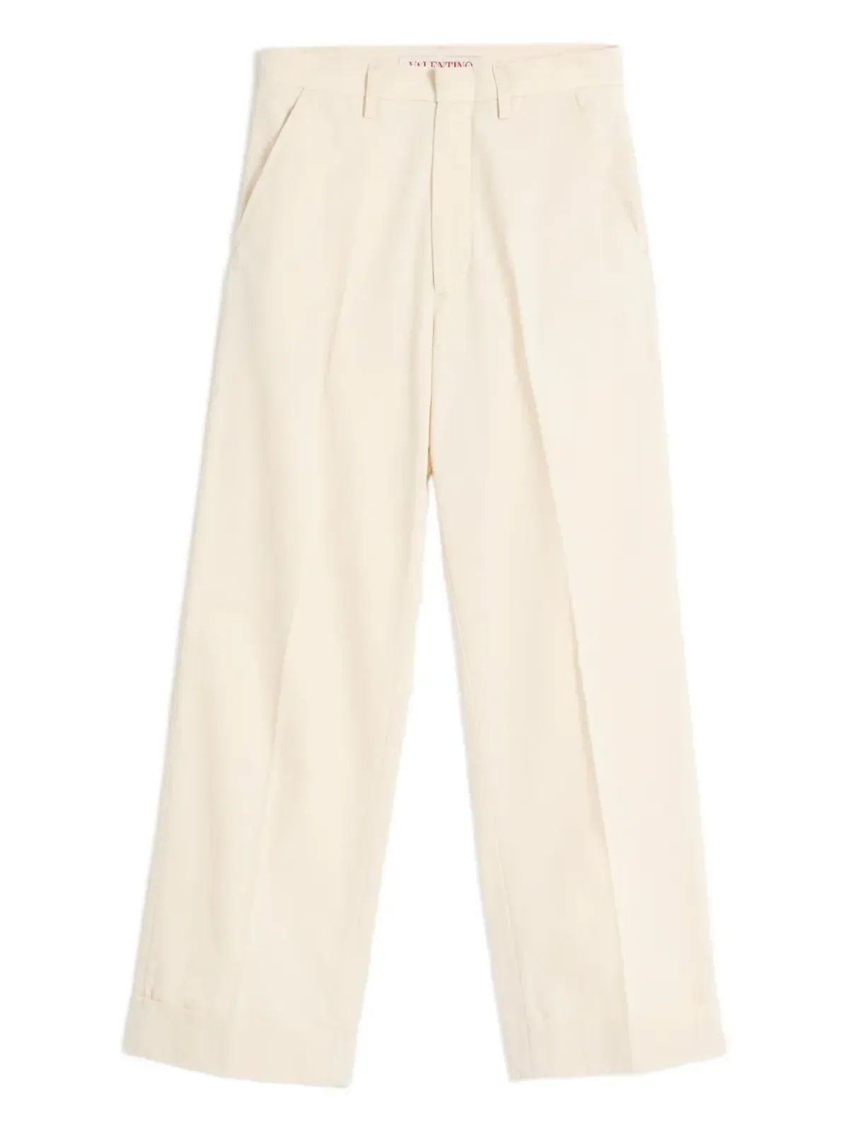 Valentino Garavani cuffed trousers - 画像1