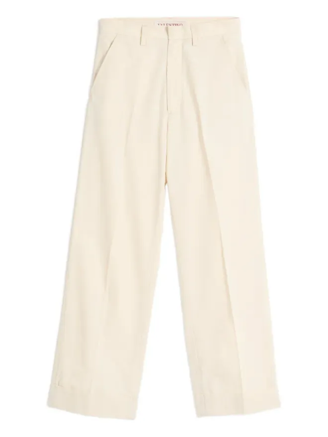 Valentino Garavani Valentino Garavani cuffed trousersの商品画像