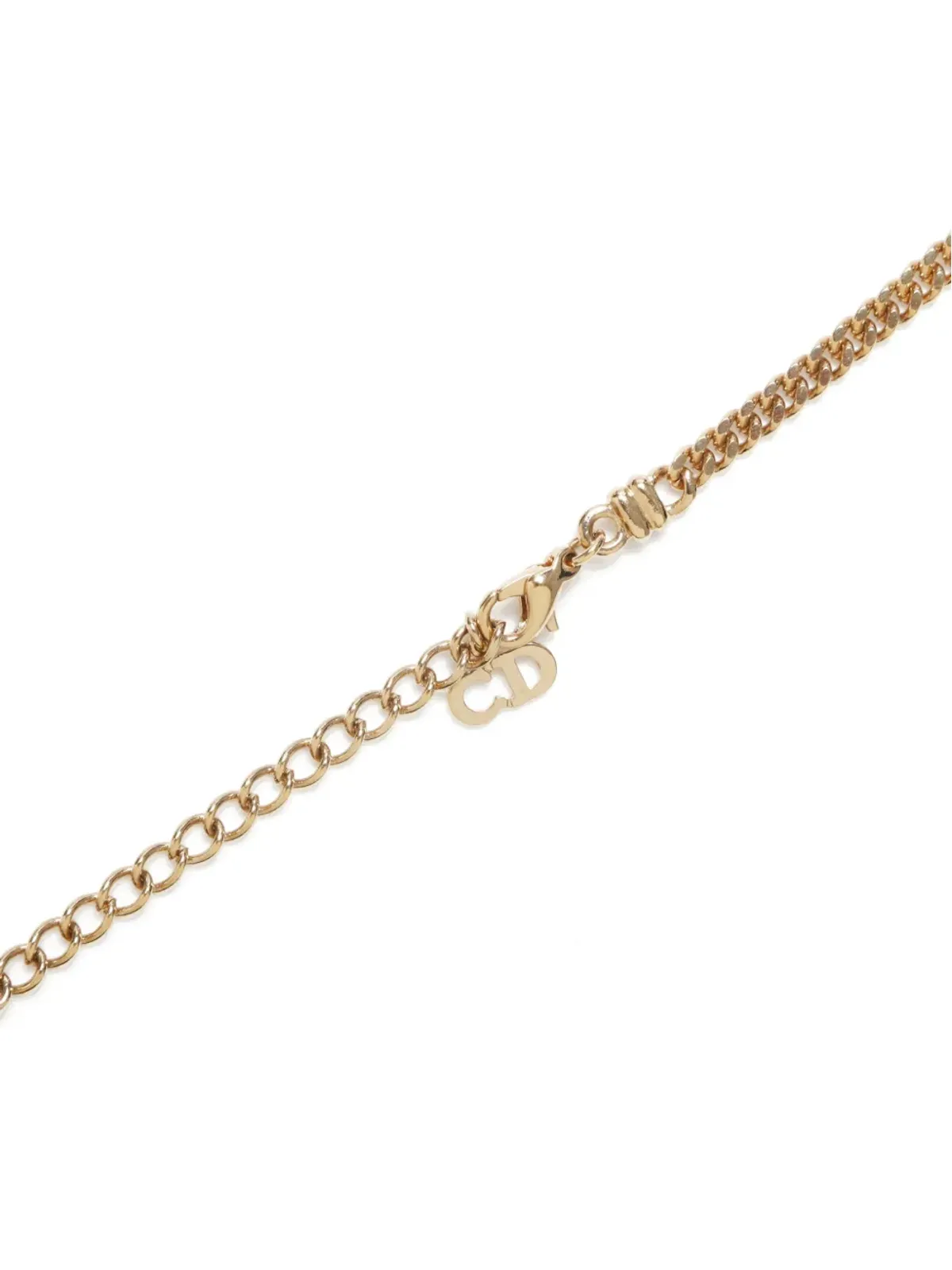 Christian Dior ビンテージ フェイクパール ペンダント ネックレス ゴールド - 画像3