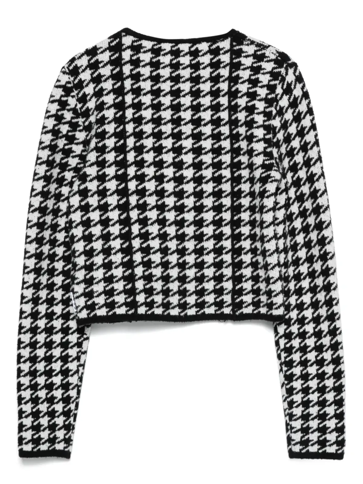 HUGO houndstooth-pattern cardigan - Black - 画像2