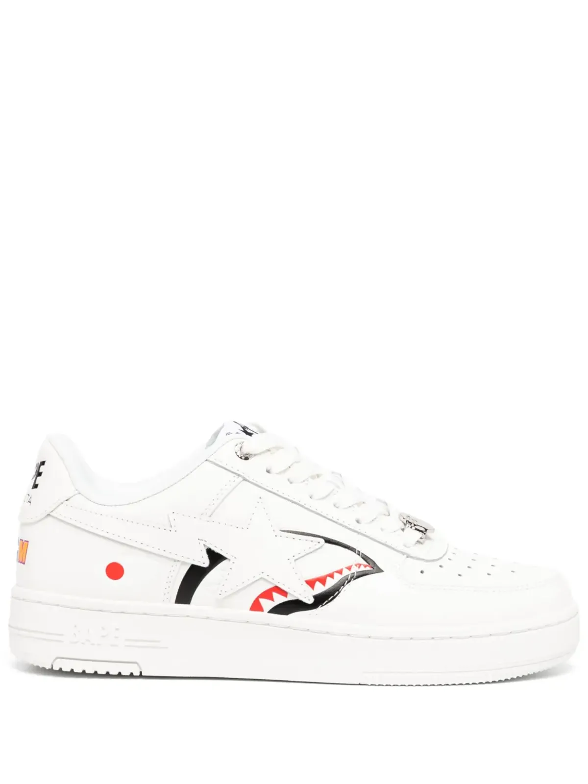 A BATHING APE® STA Shark M2 スニーカー - White - 画像1