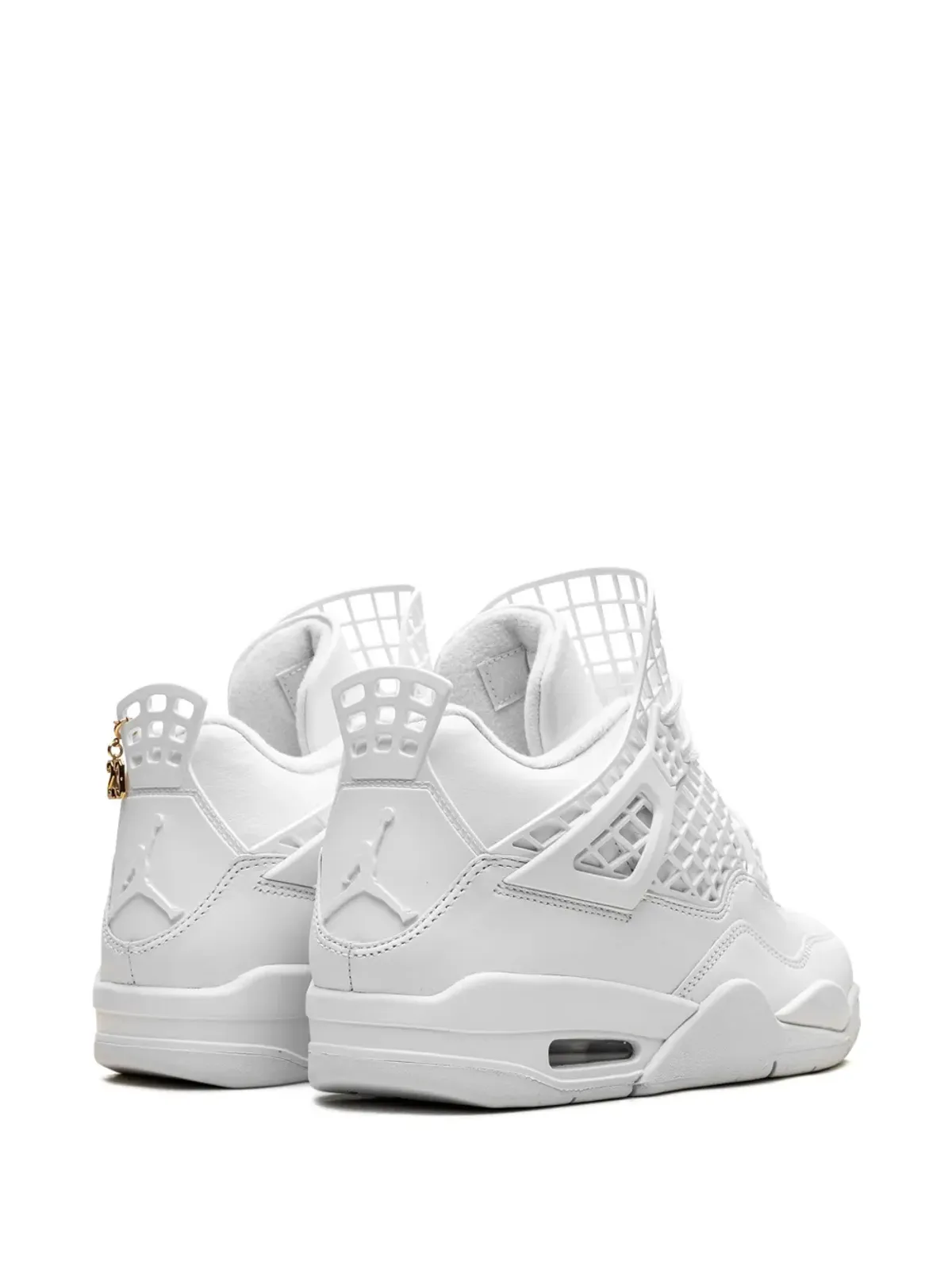 Jordan エア ジョーダン 4 ネット ホワイト/メタリックゴールド/ファントム スニーカー - 画像3