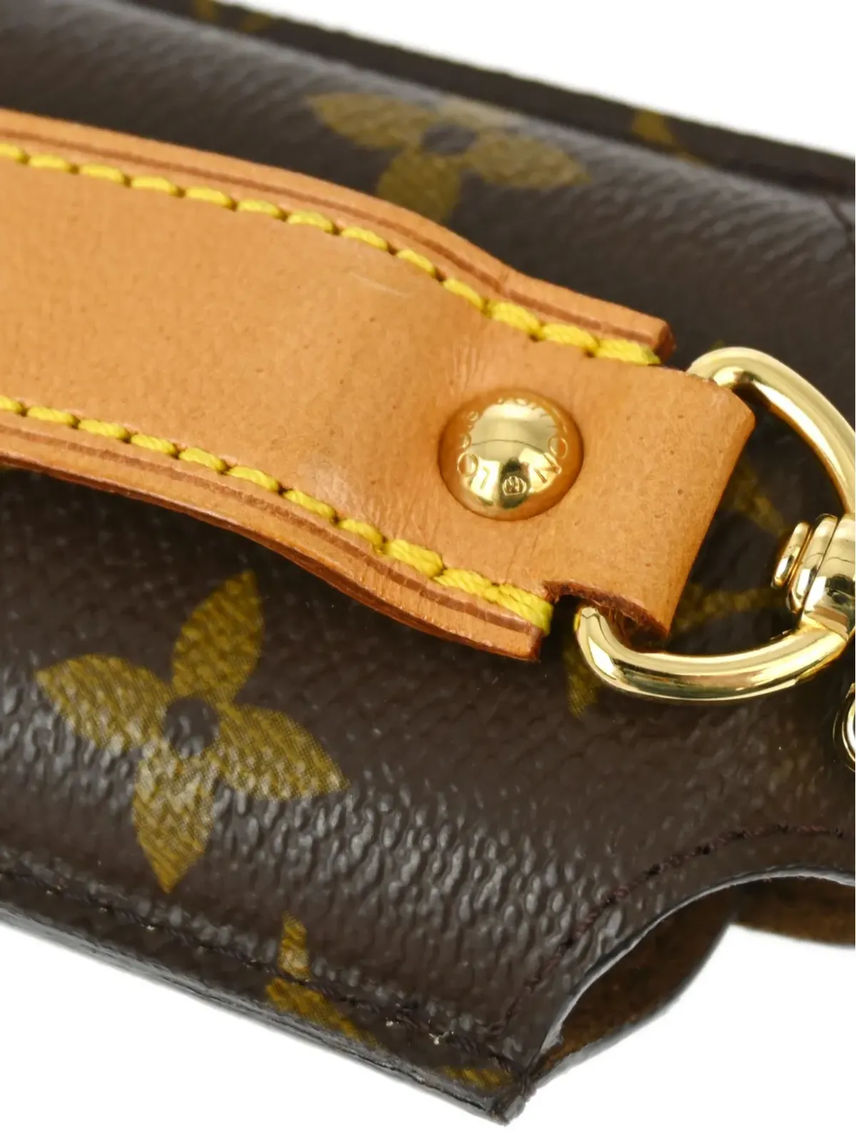Louis Vuitton ビンテージ 2002年 テレフォンジャポン モバイルケース ブラウン - 画像5