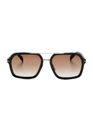 Eyewear by David Beckham オーバーサイズフレームサングラス - ブラウン - サムネイル1