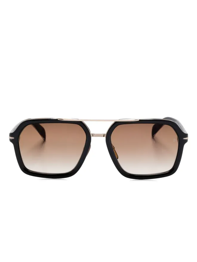 Eyewear by David Beckham Eyewear by David Beckham オーバーサイズフレームサングラス - ブラウンの商品画像