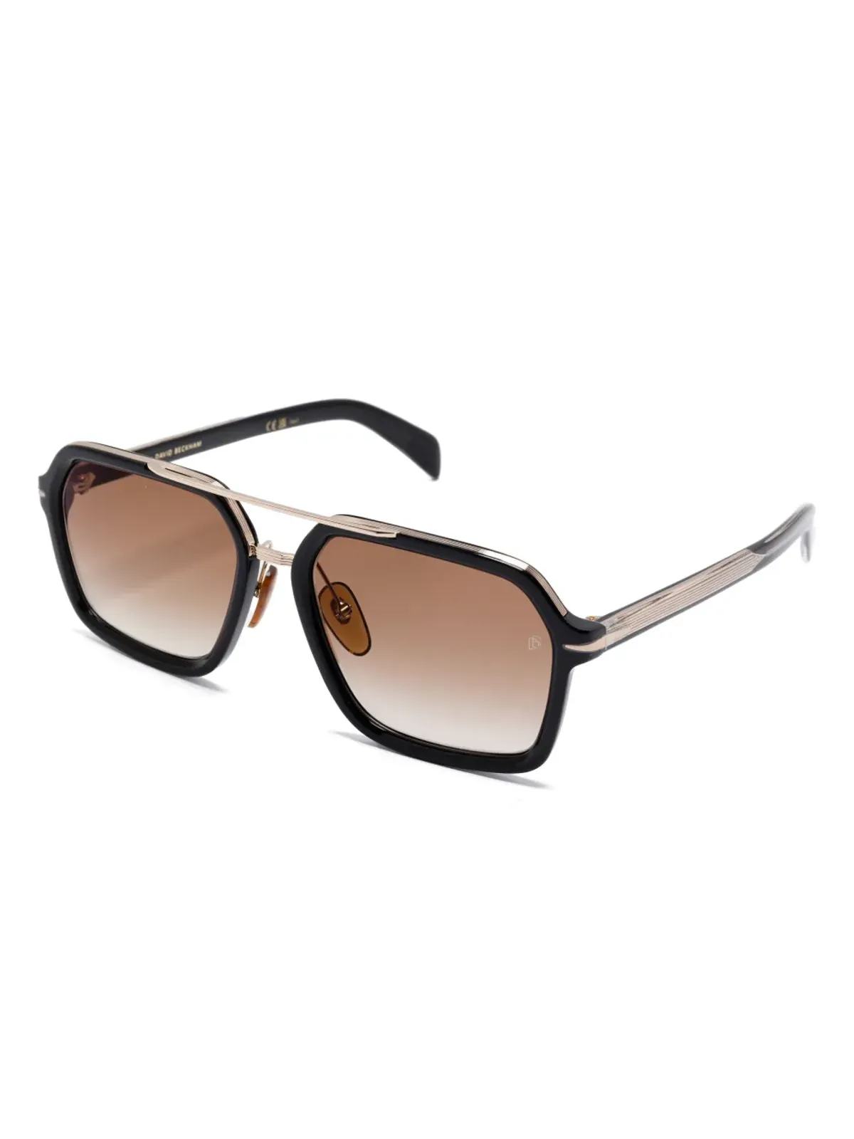 Eyewear by David Beckham オーバーサイズフレームサングラス - ブラウン - 画像2