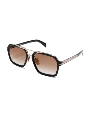 Eyewear by David Beckham オーバーサイズフレームサングラス - ブラウン - サムネイル2