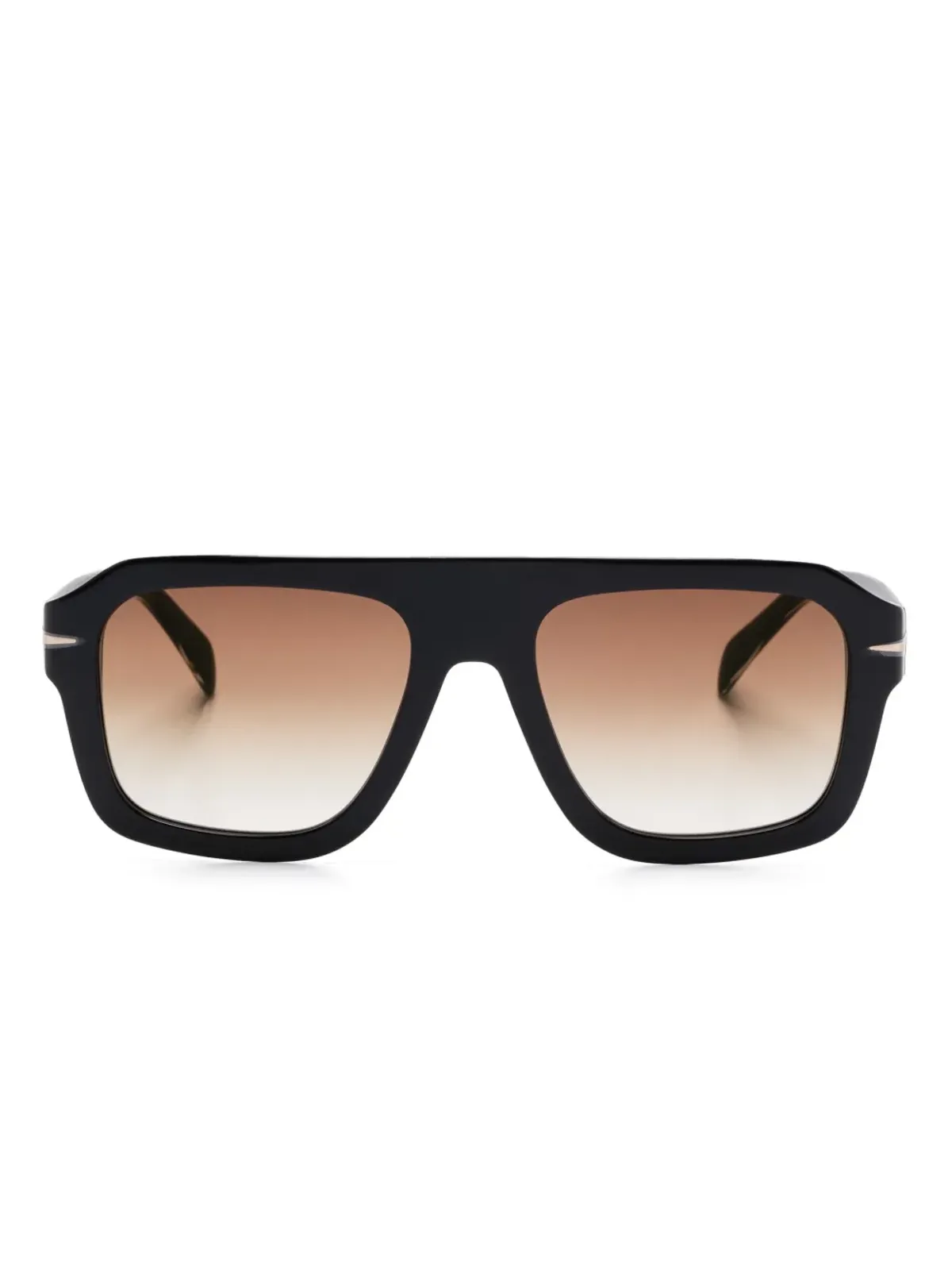 Eyewear by David Beckham パイロットフレーム サングラス - 画像1