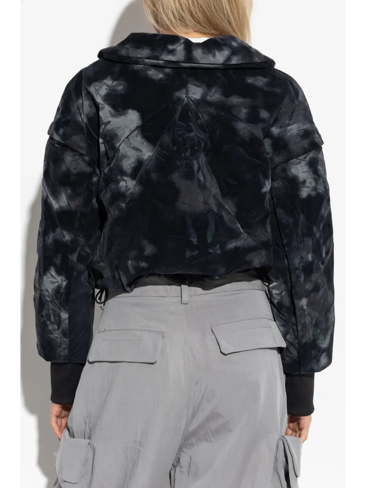 Y-3 全面プリント 中綿ジャケット ブラック - 画像4