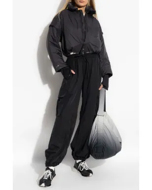 Y-3 クロップド丈パディッドジャケット ブラック - サムネイル2
