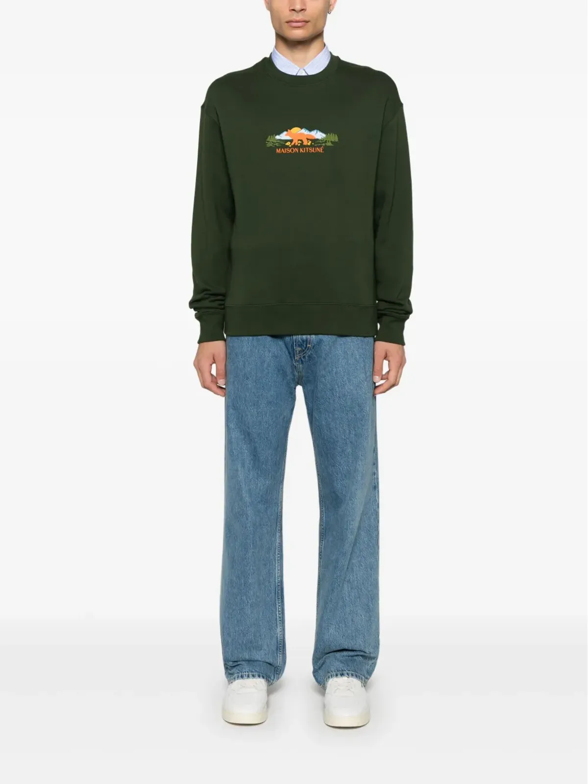 Maison Kitsuné アウトドア・プロファイル・フォックス スウェットシャツ - 画像2