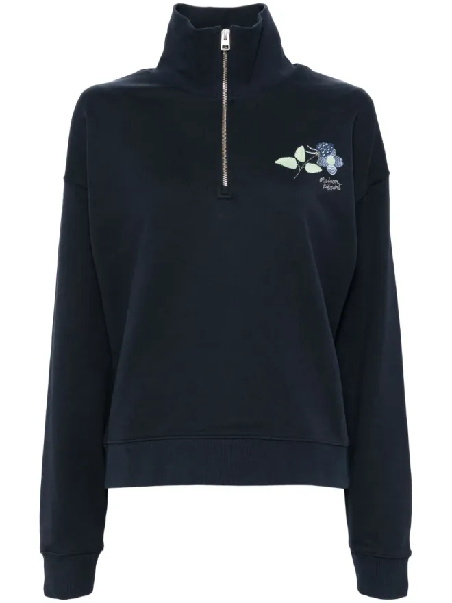 Maison Kitsuné Maison Kitsuné ストロベリーレーフ スウェットシャツ - ブルーの商品画像