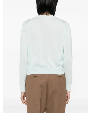 Maison Kitsuné ベビー・フォックス カーディガン - ブルー - サムネイル4