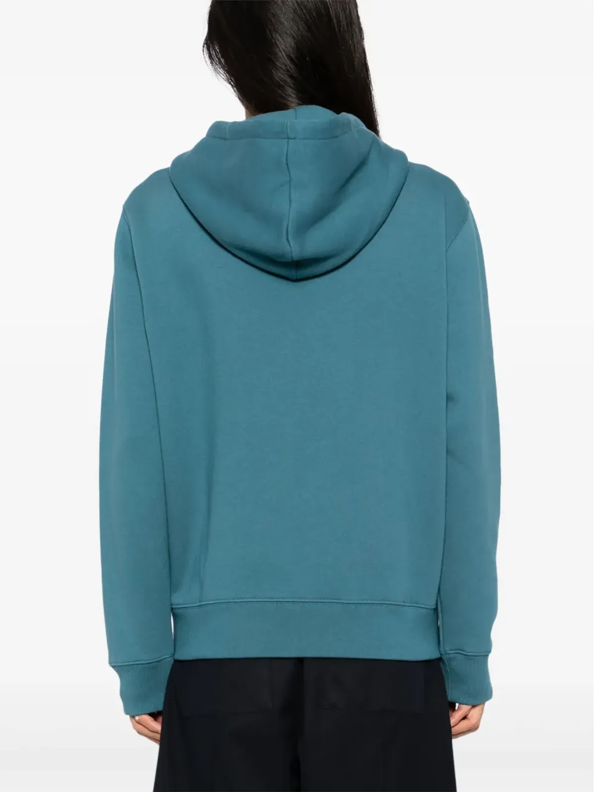 Maison Kitsuné キツネ頭パッチ入り 快適フード付きジャケット - ブルー - 画像4