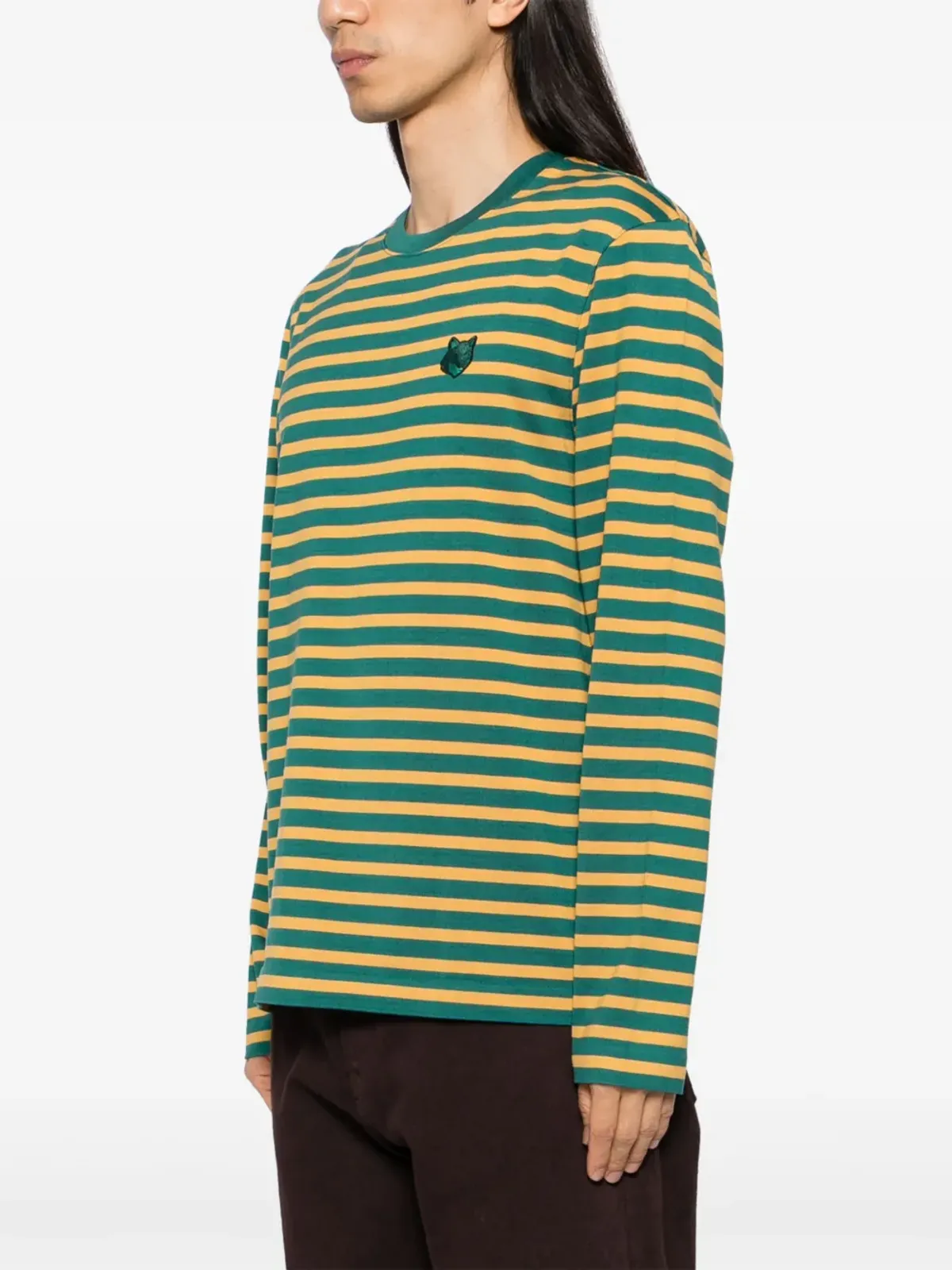 Maison Kitsuné フォックスヘッド ロングスリーブ Tシャツ - 画像3