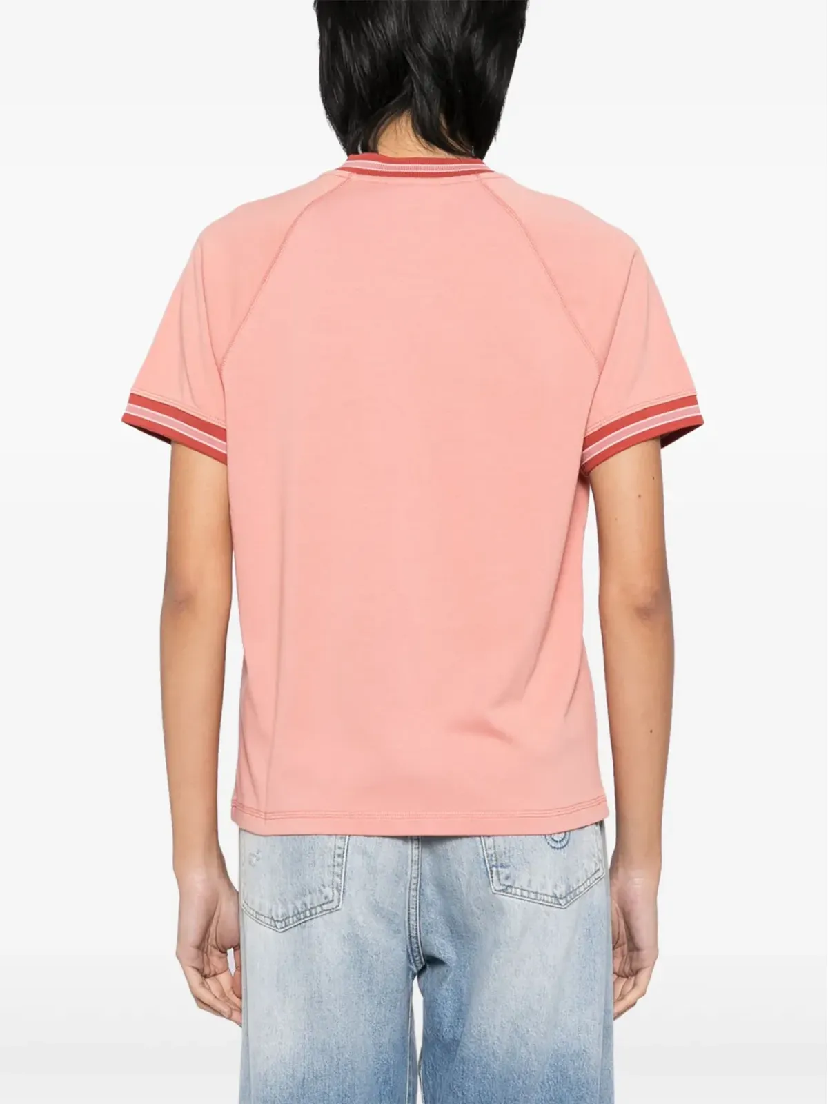 Maison Kitsuné フラッシュフォックス Tシャツ ピンク - 画像4