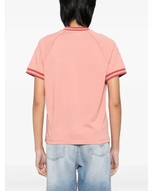 Maison Kitsuné フラッシュフォックス Tシャツ ピンク - サムネイル4