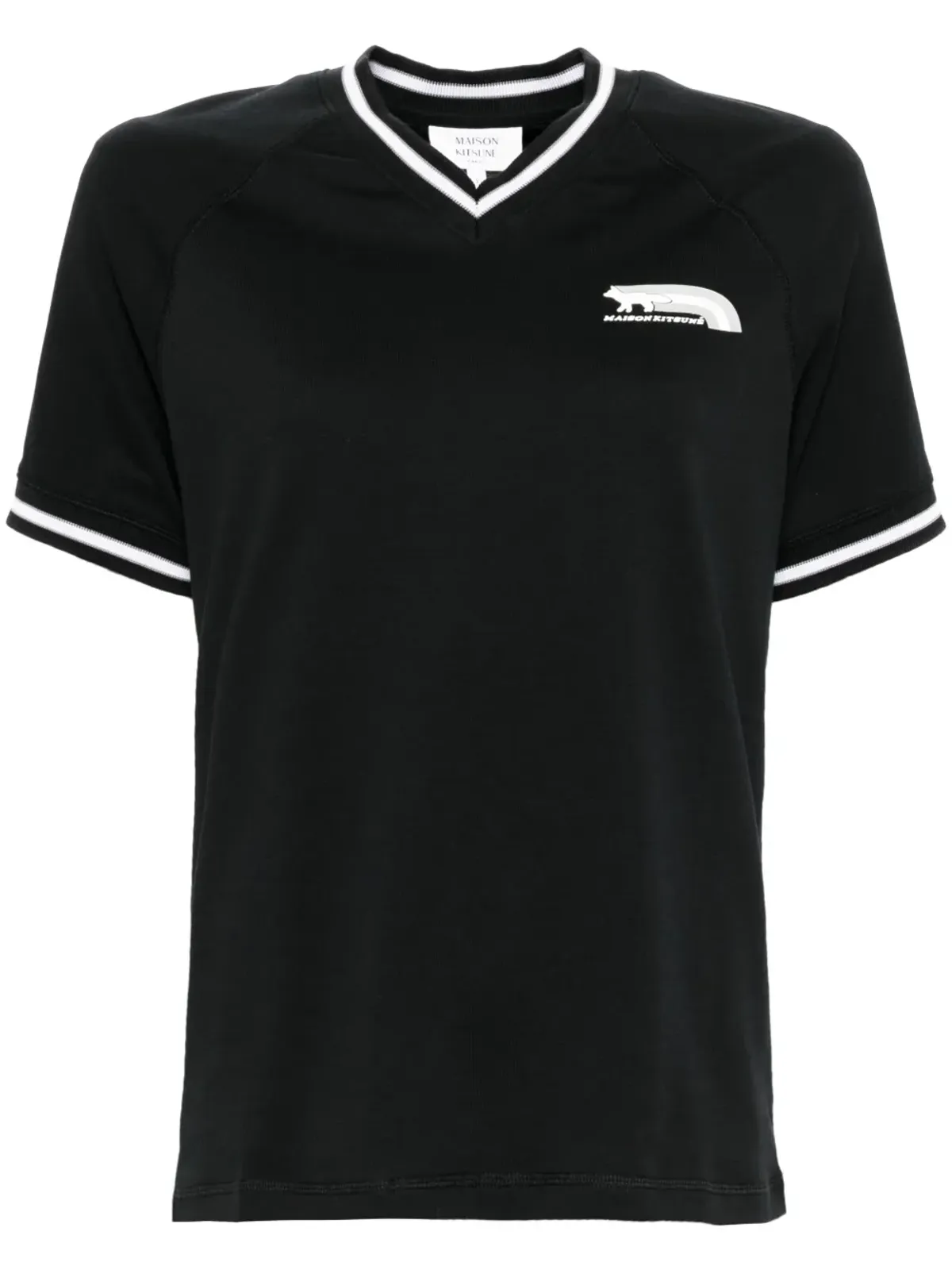 Maison Kitsuné フラッシュフォックス ラグラン Tシャツ - 画像1